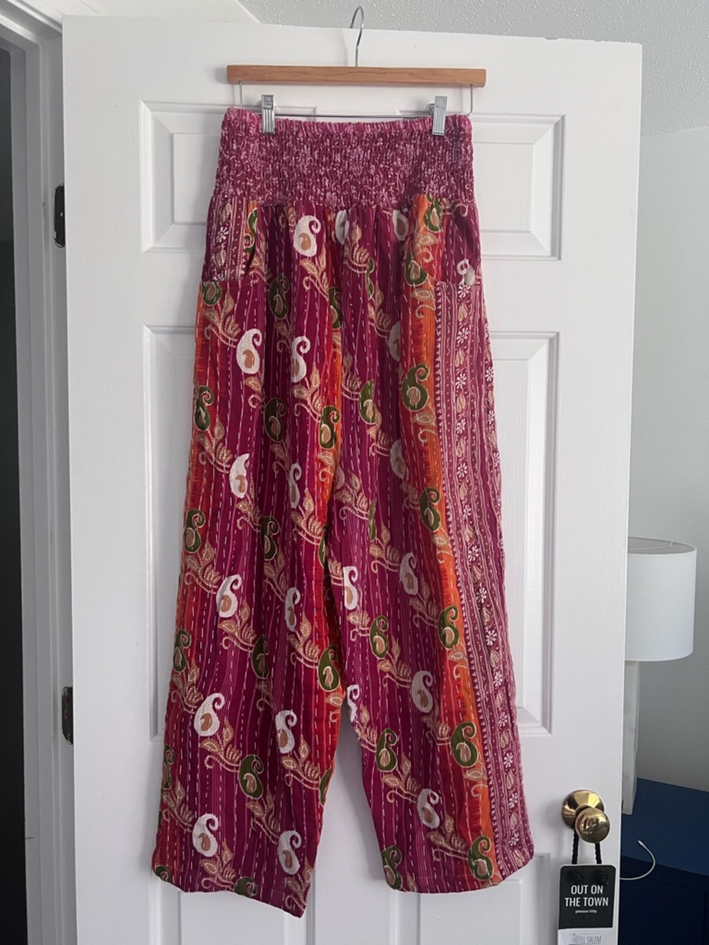 Shes1oak Kantha Billy lounge pants.